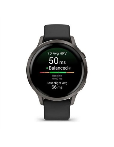 Garmin Venu 4 Smartwatch GPS 41mm AMOLED 5ATM Pulsómetro SpO2 Negro
