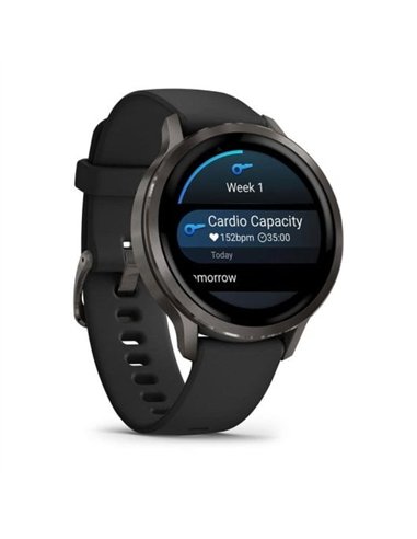 Garmin Venu 4 Smartwatch GPS 41mm AMOLED 5ATM Pulsómetro SpO2 Negro