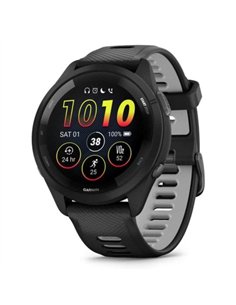 Garmin Forerunner 265 Smartwatch GPS 46mm AMOLED 5ATM Pulsómetro SpO2 Negro/Gris