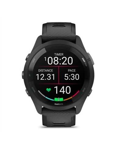 Garmin Forerunner 265 Smartwatch GPS 46mm AMOLED 5ATM Pulsómetro SpO2 Negro/Gris