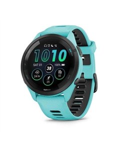 Garmin Forerunner 265 Smartwatch GPS 46mm AMOLED 5ATM Pulsómetro SpO2 Turquesa/Negro
