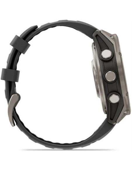 Garmin Fenix 8 Pro LTE Smartwatch Satelital 47mm Titanio con Correa Silicona Negra/Gris
