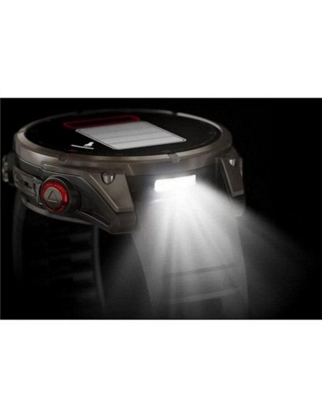 Garmin Fenix 8 Pro LTE Smartwatch Satelital 47mm Titanio con Correa Silicona Negra/Gris