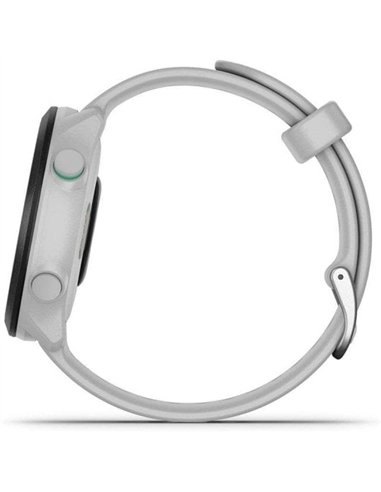 Garmin Forerunner 55 Reloj Deportivo GPS con Frecuencia Cardíaca y 5 ATM, Blanco