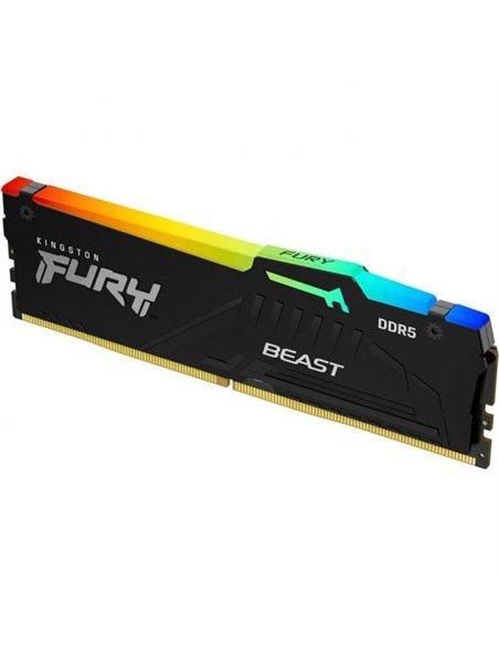 Kingston Fury Beast RGB DDR5 8GB 5600MHZ CL36 Memoria RAM