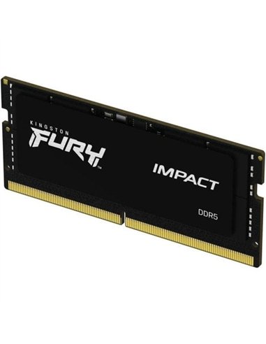Kingston FURY Impact 8GB DDR5 SO-DIMM 4800MHz CL38 Memoria RAM