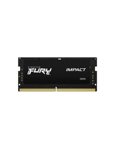 Kingston FURY Impact 8GB DDR5 SO-DIMM 4800MHz CL38 Memoria RAM