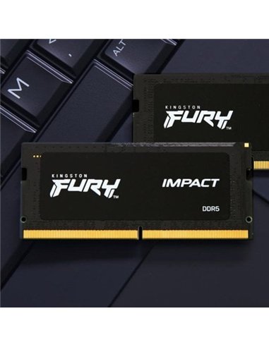 Kingston FURY Impact 8GB DDR5 SO-DIMM 4800MHz CL38 Memoria RAM
