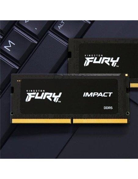 Kingston FURY Impact 8GB DDR5 SO-DIMM 4800MHz CL38 Memoria RAM