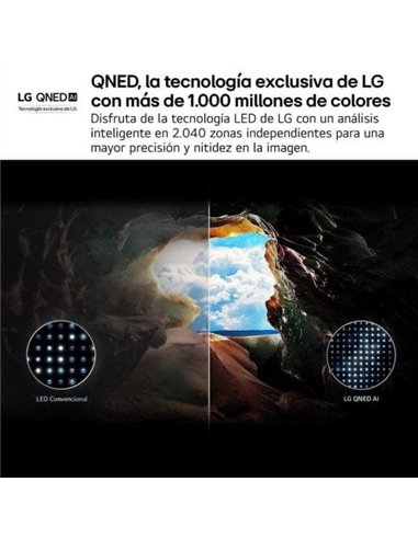 LG 75QNED82A6B QNED 75" 4K UltraHD Smart TV HDR10 Televisor