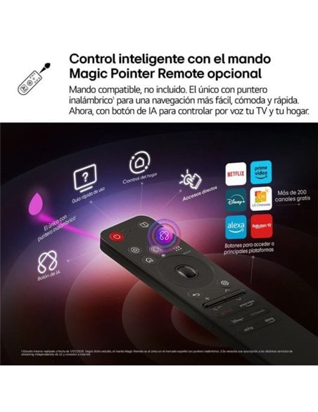 LG 43UA75006LA 43" LED 4K Ultra HD WebOS HDR10 Pro Televisor