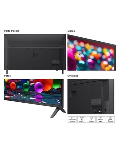 LG 43UA75006LA 43" LED 4K Ultra HD WebOS HDR10 Pro Televisor