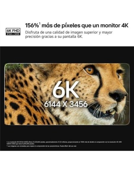 LG UltraFine 32U990A-S 32" LED IPS 6K 60Hz Thunderbolt 5 Pivotable Monitor