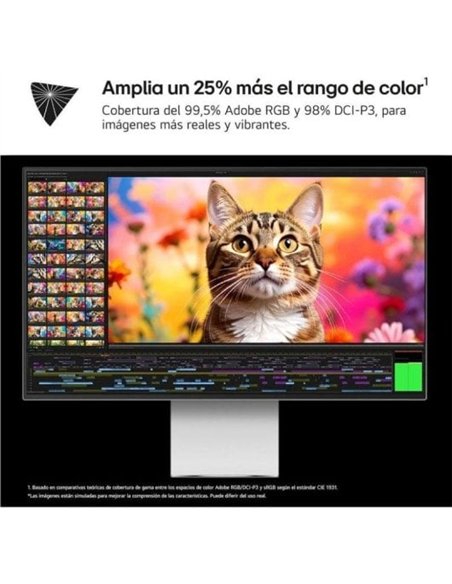 LG UltraFine 32U990A-S 32" LED IPS 6K 60Hz Thunderbolt 5 Pivotable Monitor