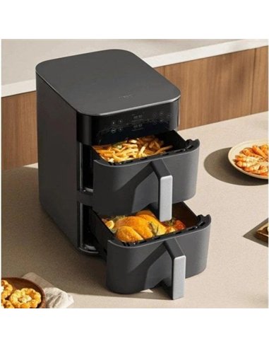 Xiaomi Smart Double Stack Air Fryer Freidora 12L Doble Cesta 2800W Negra