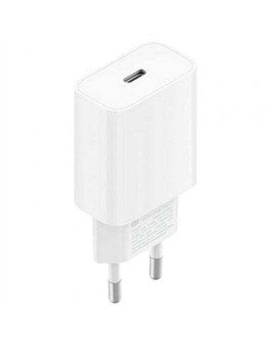 Xiaomi Mi 20W Cargador de Pared USB-C Carga Rápida Blanco