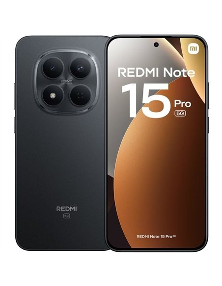 Xiaomi Redmi Note 15 Pro 12/512GB 5G Negro Smartphone