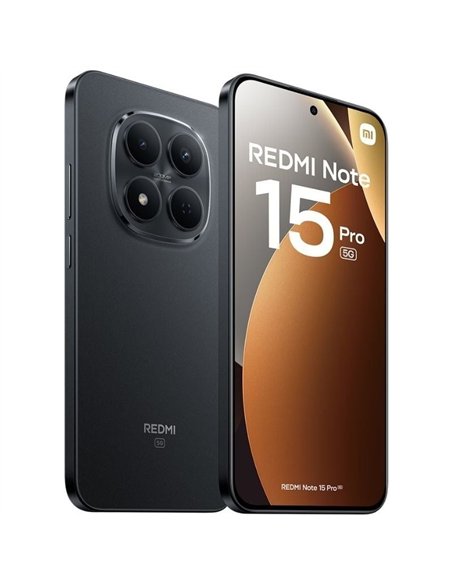 Xiaomi Redmi Note 15 Pro 12/512GB 5G Negro Smartphone