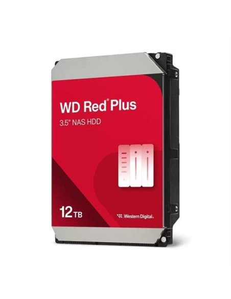 WD Red Plus 12TB 3.5" NAS 7200 RPM SATA 3 260MB/s Disco Duro