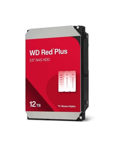 WD Red Plus 12TB 3.5" NAS 7200 RPM SATA 3 260MB/s Disco Duro