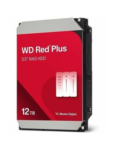 WD Red Plus 12TB 3.5" NAS 7200 RPM SATA 3 260MB/s Disco Duro