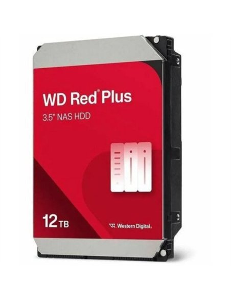 WD Red Plus 12TB 3.5" NAS 7200 RPM SATA 3 260MB/s Disco Duro