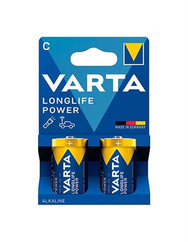 Varta Longlife Power LR14 C Pilas Alcalinas Blíster de 2 Unidades