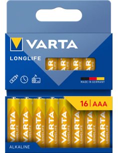 Varta Longlife Power AAA Pilas Alcalinas Pack de 16 Unidades