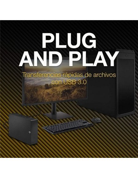 Seagate Expansion Desktop 16TB 3.5" USB 3.0 Negro Disco Duro Externo