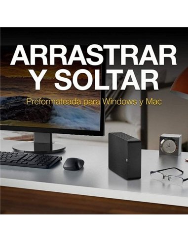 Seagate Expansion Desktop 16TB 3.5" USB 3.0 Negro Disco Duro Externo