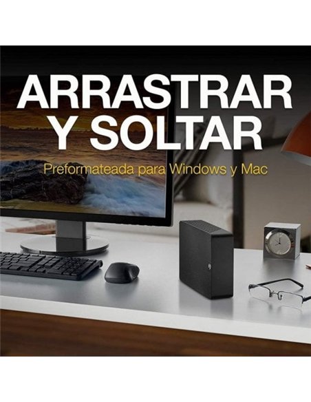 Seagate Expansion Desktop 16TB 3.5" USB 3.0 Negro Disco Duro Externo