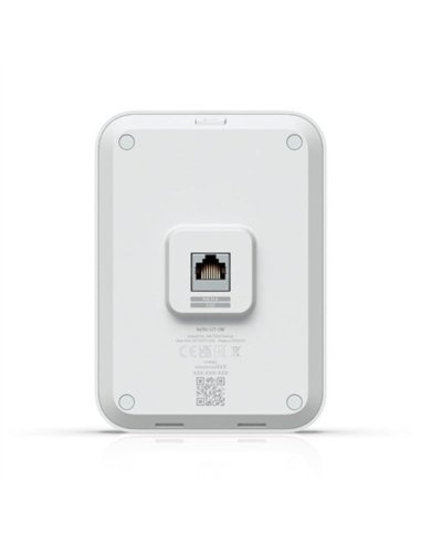 Ubiquiti U7 In-Wall Punto de Acceso WiFi para Pared 4300 Mbit/s 2.4/5GHz PoE Blanco