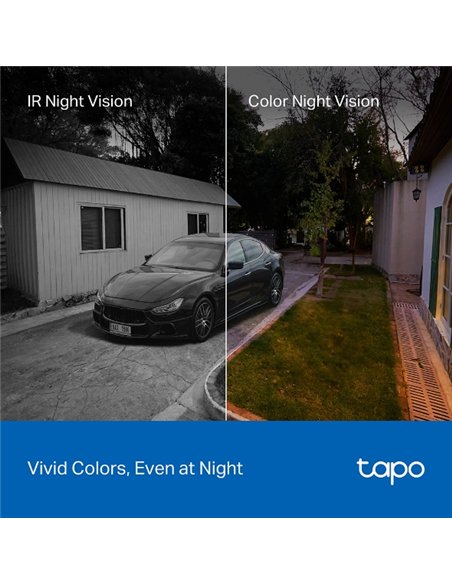 TP-Link Tapo TC90 Kit Cámara de Vigilancia 360º con Panel Solar y Batería, 2K 3MP, Detección IA