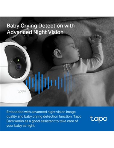 TP-Link TC71 Cámara IP 2K Visión Nocturna Interior Control por Voz Audio Bidireccional (2 unidades)