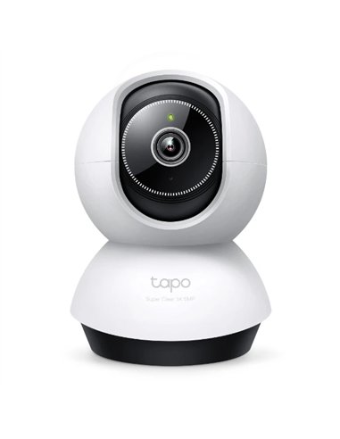 TP-Link Tapo TC74 Cámara Vigilancia 360º Interior, 3K 5MP, Detección IA Visión Nocturna