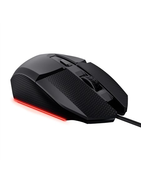 Ratón Trust GXT 121 Felox+ USB 10000 DPI RGB 6 Botones Negro