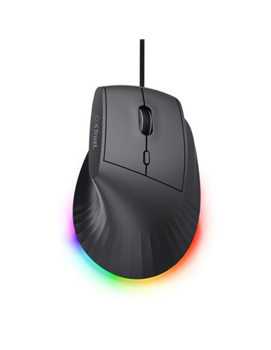 Trust GXT 145 Rexxa Ratón USB 12800 DPI RGB 10 Botones Negro