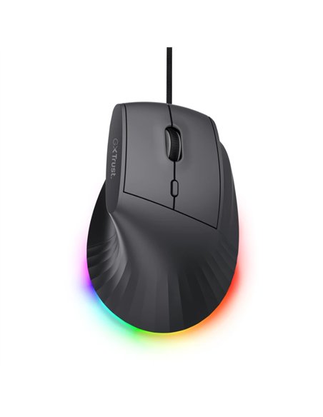 Trust GXT 145 Rexxa Ratón USB 12800 DPI RGB 10 Botones Negro