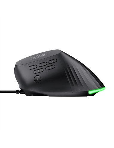 Trust GXT 145 Rexxa Ratón USB 12800 DPI RGB 10 Botones Negro