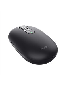Trust Seron Ratón Slim Silencioso Inalámbrico Batería Rercagable 3200 DPI Negro
