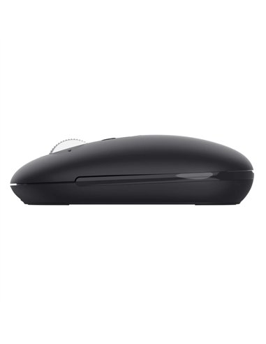 Trust Seron Ratón Slim Silencioso Inalámbrico Batería Rercagable 3200 DPI Negro