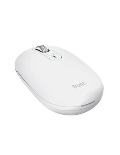 Trust Seron Ratón Slim Silencioso Inalámbrico Batería Rercagable 3200 DPI Blanco