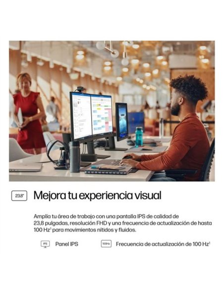 HP Series 3 Pro 324PH 23.8" LED IPS FullHD 100Hz Altavoces 5ms Altura Ajustable Monitor