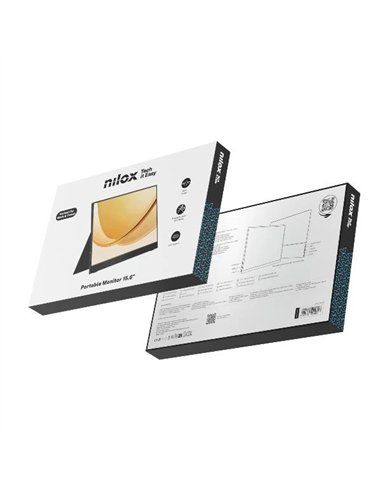 Nilox NXMP15FHD601 15.6" LED IPS FullHD 60Hz USB-C Mini HDMI Monitor Portátil