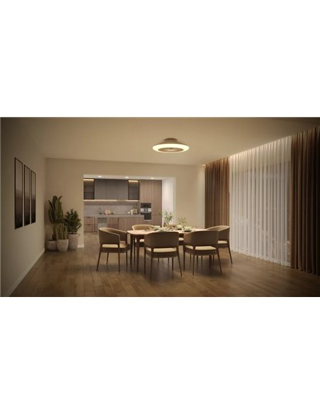 Philips Amigo 42+20W Ventilador de Techo con Luz LED Regulable y Mando a Distancia