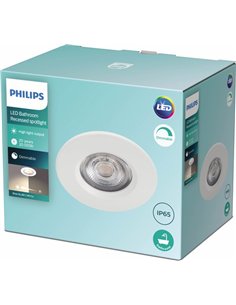 Philips Dive Foco Empotrable LED Regulable IP65 Blanco 2700K