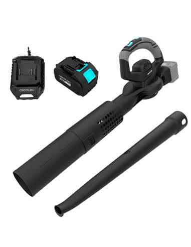 Cecotec AirForce 2in1 MultiFunction Soplador de Hojas 2in1 con 3000W y Batería 21V