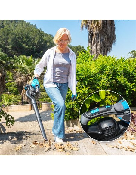 Cecotec AirForce 2in1 MultiFunction Soplador de Hojas 2in1 con 3000W y Batería 21V