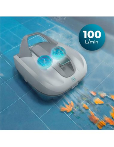 Cecotec Conga Pooldroid 3000 FloorMaster Robot Limpiafondos Inalámbrico para Piscinas sin Pendientes