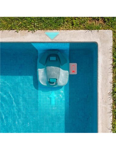 Cecotec Conga Pooldroid 3000 FloorMaster Robot Limpiafondos Inalámbrico para Piscinas sin Pendientes